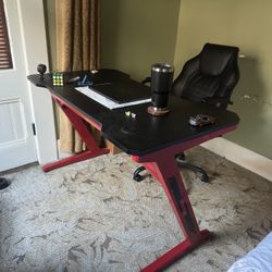 MUST GO! Gaming Style Desk w/ Chair