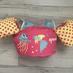 Kids Speedo Puddle Jumper Life Jacket – Float Vest w/ Arm Bands