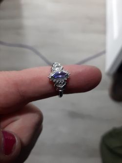 Tanzanite and Diamond Ring
