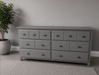 Solid wood dresser