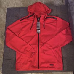 Southpole Tech Fleece Zippered Hoodie Sweatshirt - Men size XL