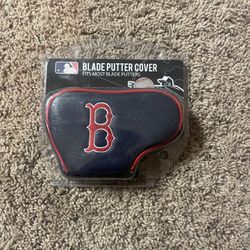 Boston Red Sox golf putter cover