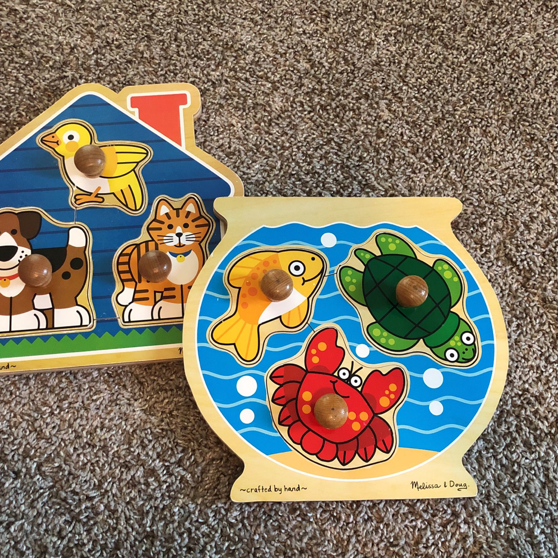 Chunky Puzzles, Melissa And Doug, Animals And Sea Creatures 
