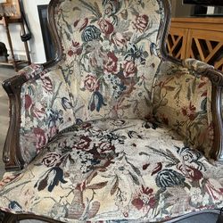 Floral Upholstered Chairs