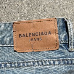 Balenciaga Cut-up Baggy pants (blue)