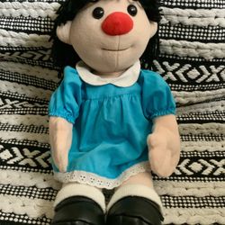 Vintage 1995 Big Comfy Couch PBS Kids TV Show Molly Plush Rag Doll 17” Clean