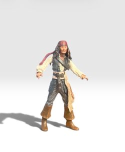 Disney NECA 2004 Captain Jack Sparrow Pirates of the Caribbean Action