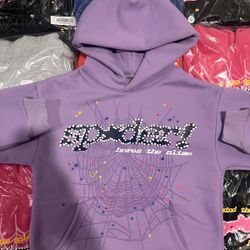 Purple Spider Hoodie