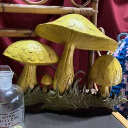 Vintage Dart Mushroom Wall Plaque ‘70’s