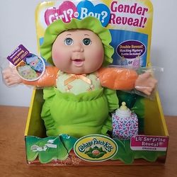 Cabbage Patch Kids Lil Surprise Gender Reveal Baby Doll, Boy or Girl