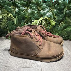 UGG MEN’S NEUMEL WEATHER 1017254 CHARCOAL WATERPROOF BOOTS  US 9 AUTHENTIC