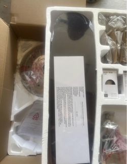 Harbor Breeze Lake Canton 52 In Oil Rubbed Bronze LED Indoor Flush Mount ceiling Fan With Light Kit 