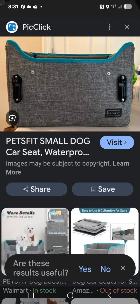 Dog Car Seat