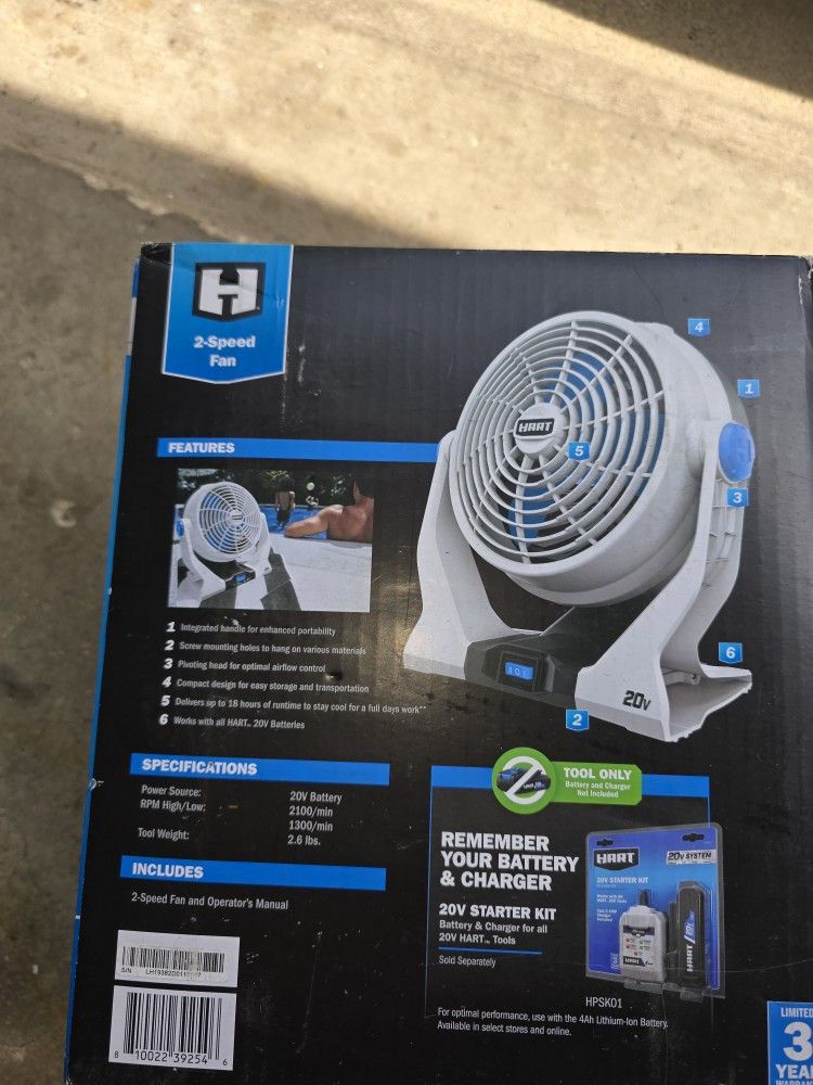 Hart 2 Speed Fan