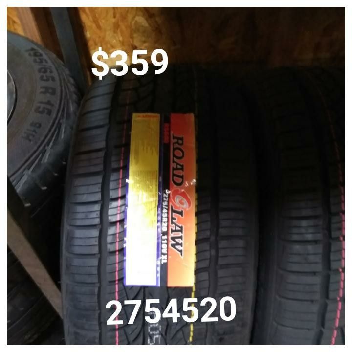 brand new set of tires