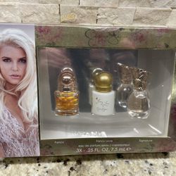 FANCY & FANCY LOVE & SIGNATURE by Jessica Simpson Women 3 pc Mini Set 0.25 oz -b