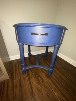 Blue Accent Table