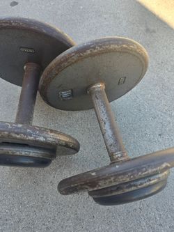 Cemco Cast Iron Dumbbells Set