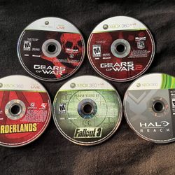 $20 Gears of War, Borderlands, Fallout, Halo On Xbox 360