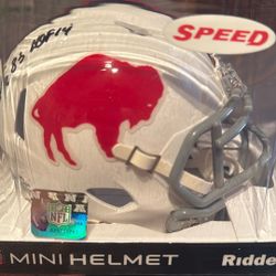 Andre Reed Signed Mini Helmet 
