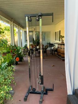 Titan Fitness Wall Mounted Pulley Tower Workout Machine