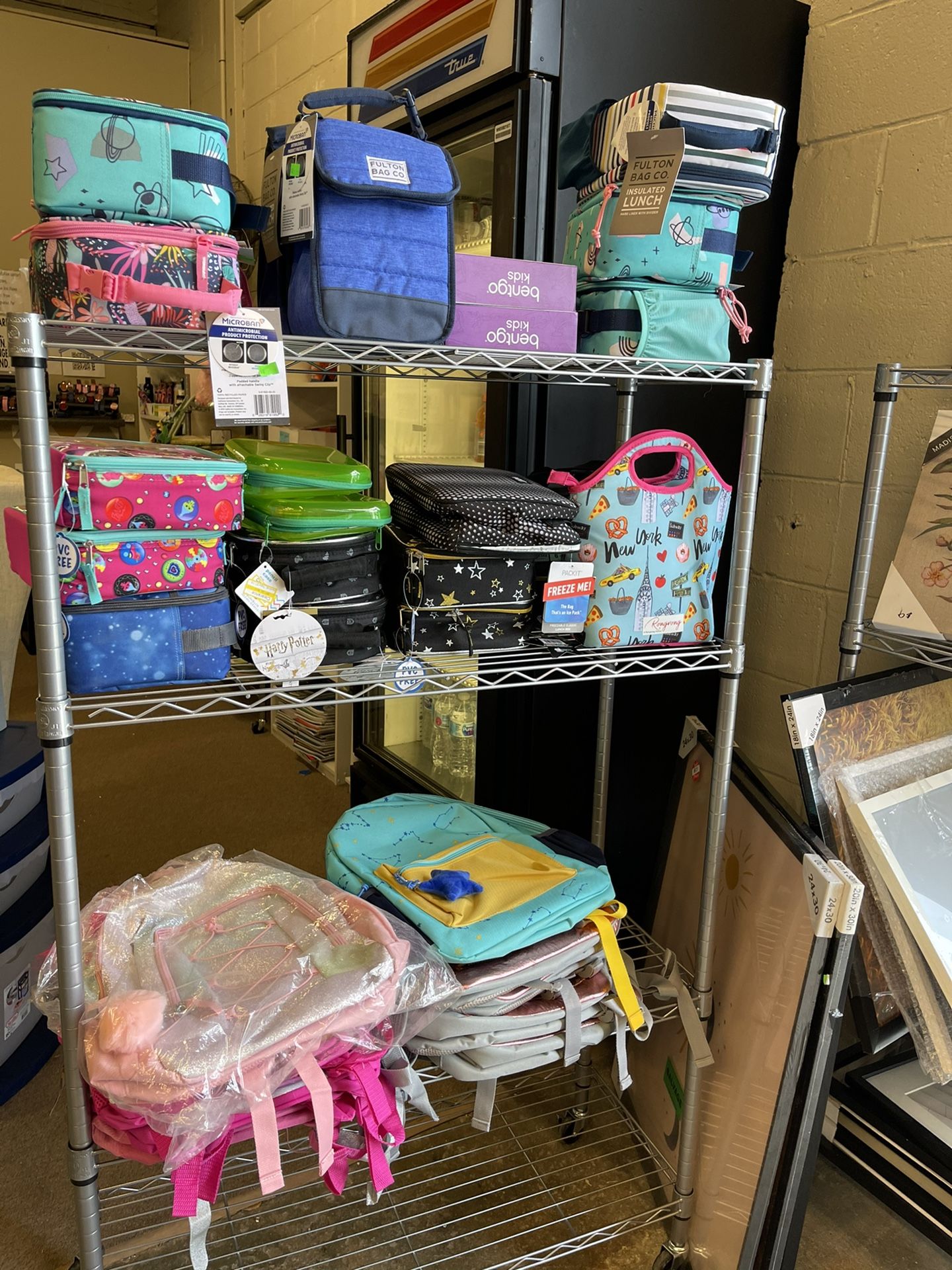 Kids Lunch Bags And Back Packs $3-$15