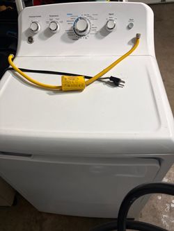 GE White Electric Dryer