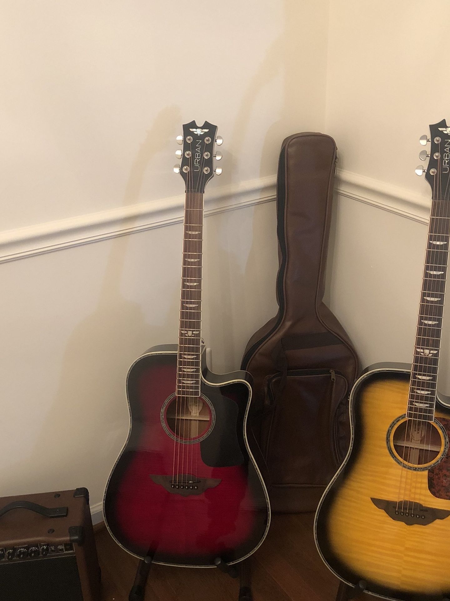 Brand New Acoustic Guitar w/Free Practice Amp