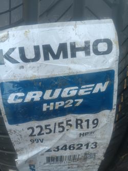 Tires 19" Kumho