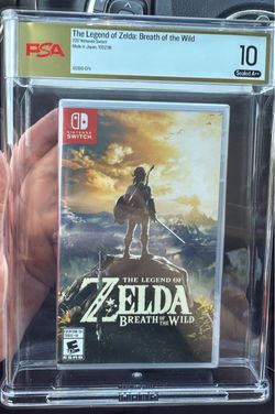 The Legend of Zelda: Breath of the Wild Switch PSA 10 Gold Label A++ WATA