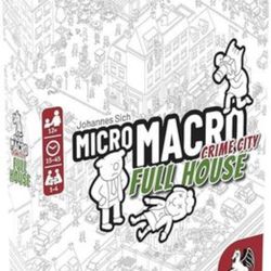 MicroMacro: Crime City: Full House - Board Game, MicroMacro NEW Sealed