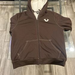 BUDDHA SEAL ZIP HOODIE SIZE LARGE PICKUP ONLY