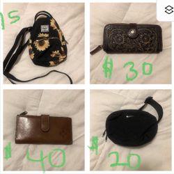 Wallets/handbags 
