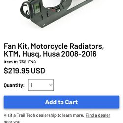 Trail Tech Radiator Fan Kit KTM/Husaberg/Husq