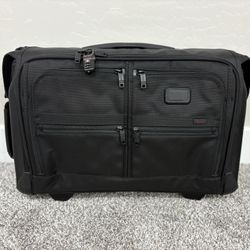 TUMI ‘Alpha II’ Black Nylon Carry-On Garment Bag - 22037D2