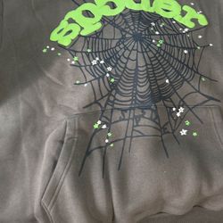 Sp5der Web Hoodie Grey/Green