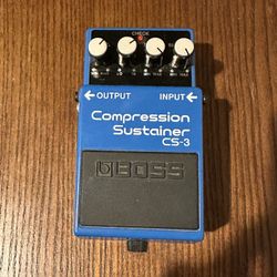 BOSS CS-3 Compression Sustainer Effects Pedal For guitar or Bass