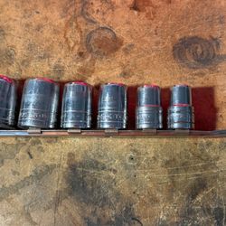 S-K 1/2” Drive SAE 7 Piece Socket Set