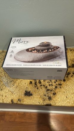 New In box Mira By Homedics Oceanside Tabletop Relaxation Fountain