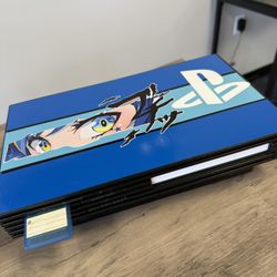 PlayStation 2 Fat Blue Anime Console Loaded With 600 Games! 🔥 