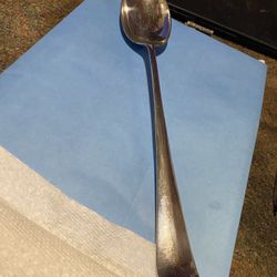 Large Vintage Silver Plated Spoon