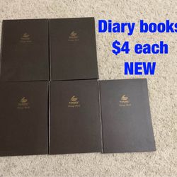 Diary  books  -  $4  each  (NEW)