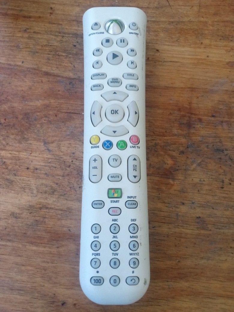 GENUINE MICROSOFT XBOX 360 REMOTE CONTROL DVD MULTIMEDIA 