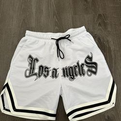 "BRAND NEW" Los Angeles shorts (white) Size Small.