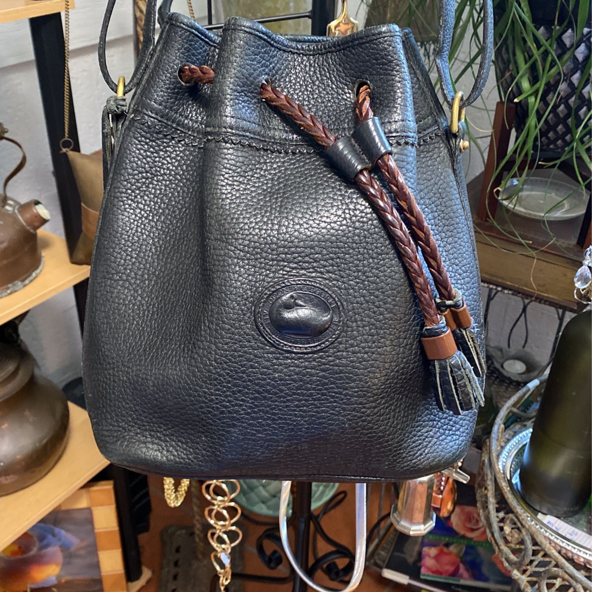 Dooney Lg Drawstring Purse