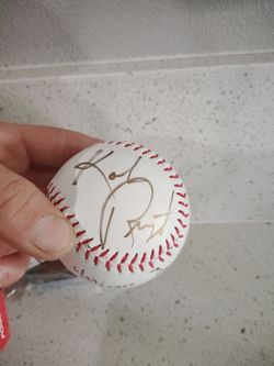 Kobe Bryant Signed Baseball