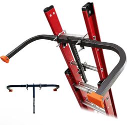 Ladder Stabilizer for Extension Ladders, Adjustable Roof Ladder Standoff, Heavy-Duty Steel Ladder Support for Gutters, Windows, Roofing & Exterior Mai