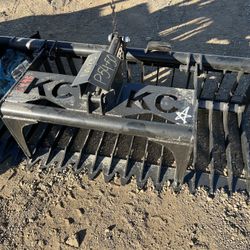 Grapple Bucket skid Steer Grapple Hydraulic KC grapple