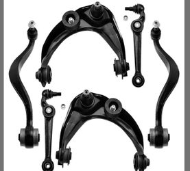 6pcs Front Suspension Kit Front Lower Upper Control Arms with Ball Joints Compatible with 2007-2012 Ford Fusion | 2007-2012 Lincoln MKZ| 2007-2011 Mer