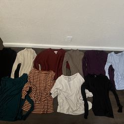 Women’s Long Sleeve Tops Size Medium